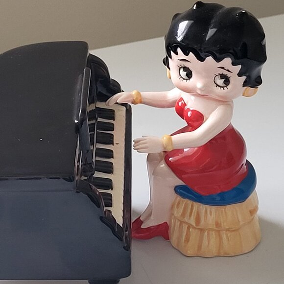 VINTAGE BETTY BOOP PIANO PLAYING MUSIC BOX 1983 - Picture 8 of 10